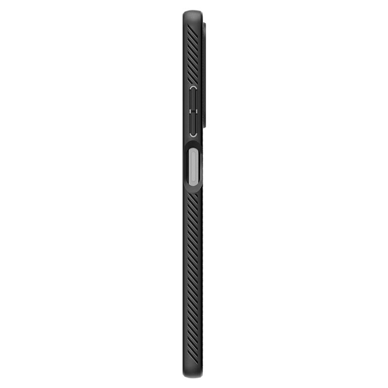 Husa Spigen Liquid Air pentru Xiaomi Redmi Note 12 Pro 5G/Poco X5 Pro 5G Negru Mat (Ingredi, ACS05788) by www.silkase.ro